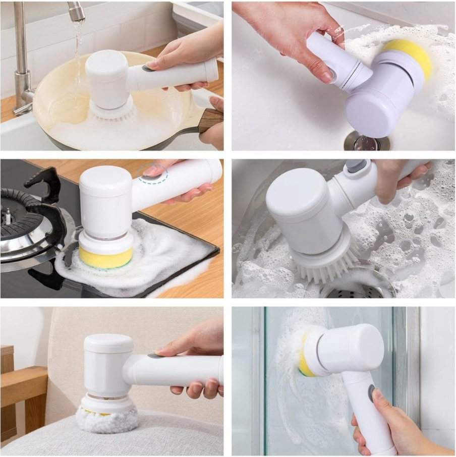 Perie Electrică Rotativă Pentru Curățare Multisuprafețe