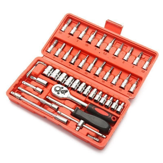 Chei tubulare Set 46 de Piese