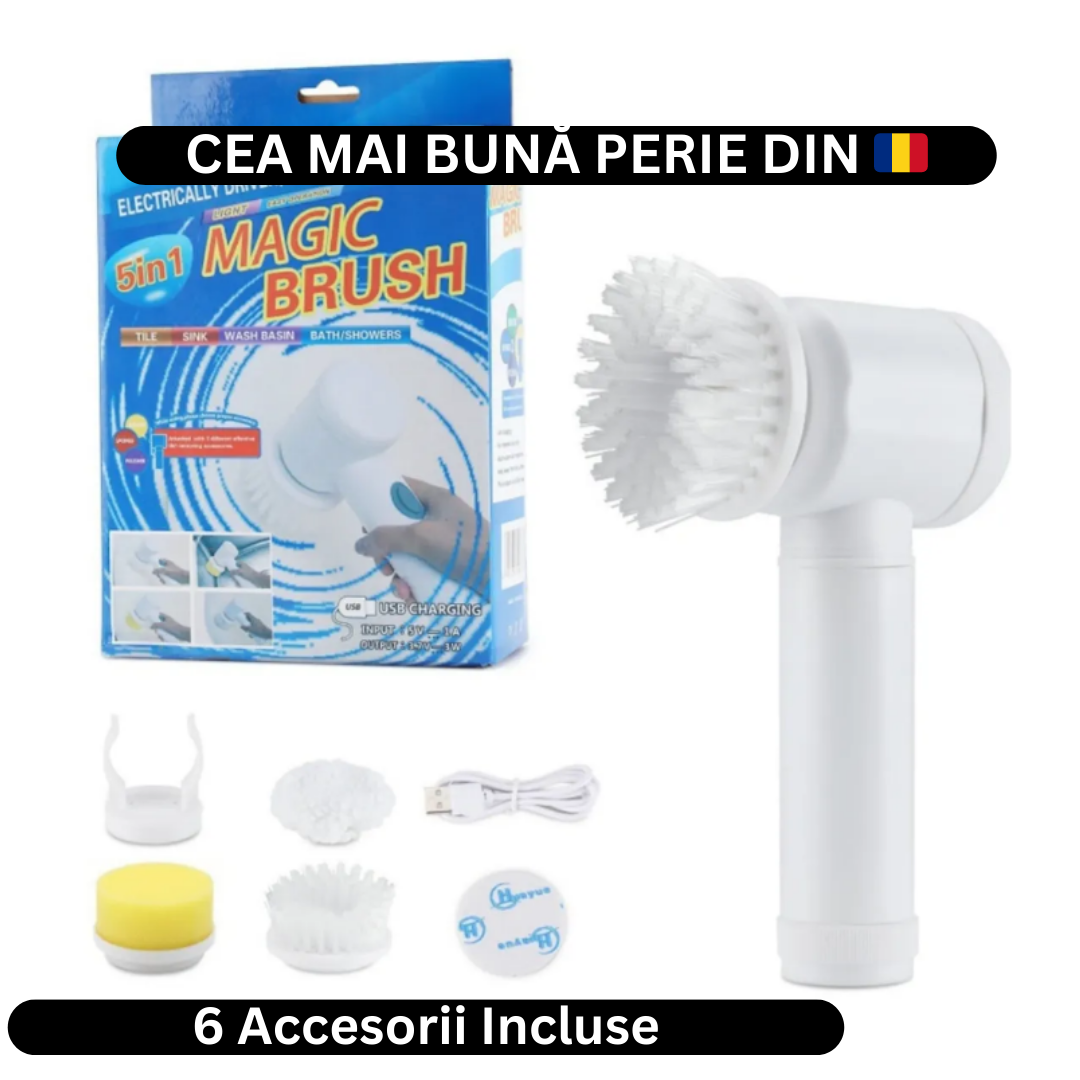 Perie Electrică Rotativă Pentru Curățare Multisuprafețe